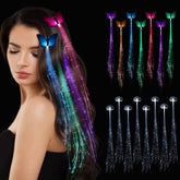 POZILAN clips de luz en forma de corazones destacan para peinados festivos.