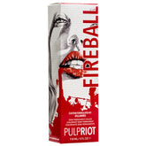 P.R. Pulp Riot Fireball 4oz bottle, front view, vibrant color.