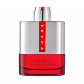 Prada Luna Rossa Sport bottle front view, a fresh, energetic option for daily wear.