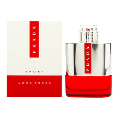 Prada Luna Rossa Sport bottle close-up for everyday freshness and sport-ready style.