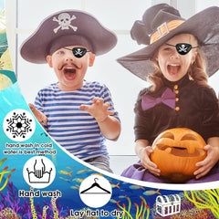 Parche ojo pirata Prasacco para niños, diseño seguro y divertido.