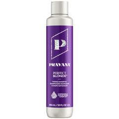 Pravana champú tono morado para rubias en botella