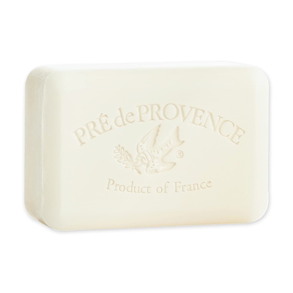 Pre de Provence milk scent soap bar close-up for luxurious lather