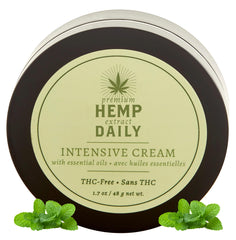 Premium Hemp Extract Daily crema intensiva para músculos, hidrata y revitaliza la piel