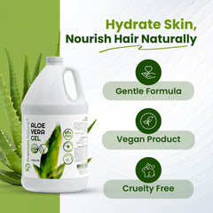 Premium Nature Aloe Vera Gel after-sun usage offers cooling comfort