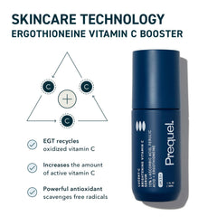 Prequel Skin Lucent-C Serum, ingredientes clave para tono uniforme.