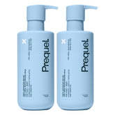 Two Prequel Skin Urea 10% lotion bottles in a pack for daily hydration.