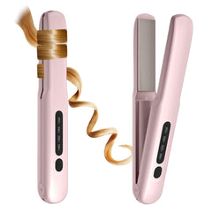 Prettrans cordless hair straightener with compact design for on-the-go styling