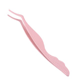 Pretty memory eyelash applicator angled tip improves lash placement for a natural look.
