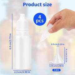 Pretwad squeezable dropper bottles offer precise dispensing on the go.