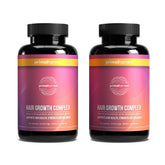 Primal Harvest hair growth vitamins bottle front, illustrating a simple daily hair wellness routine.
