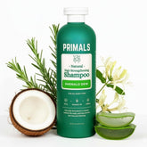 PRIMALS Hair Strengthening Shampoo bottle front showing thicker hair potential