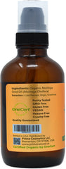 Prime Natural Moringa Oil for scalp massage demonstrates hair care benefits
