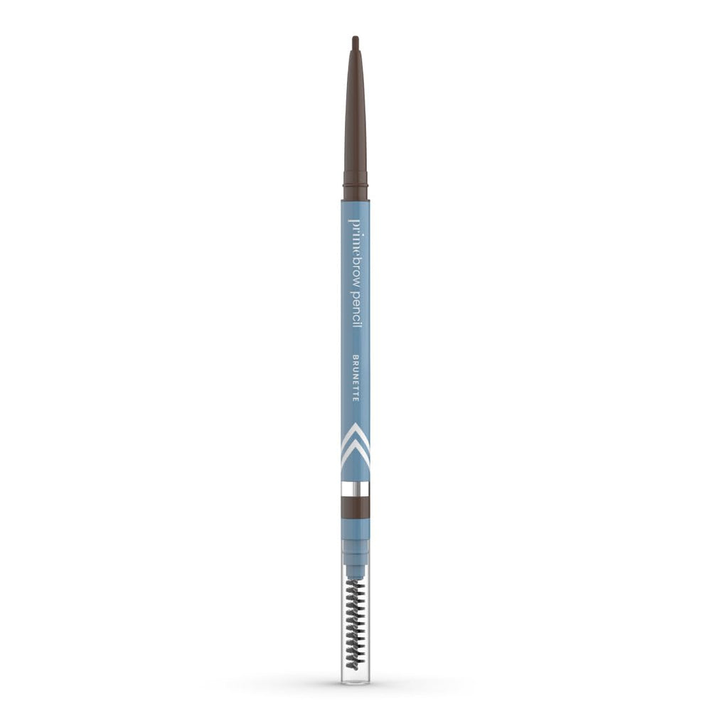 Prime Prometics PrimeBrow Pencil shows hairlike strokes for natural brows.