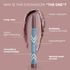 Prime PROMETICS PrimeEyes easy-application design enables precise eyelid shading.