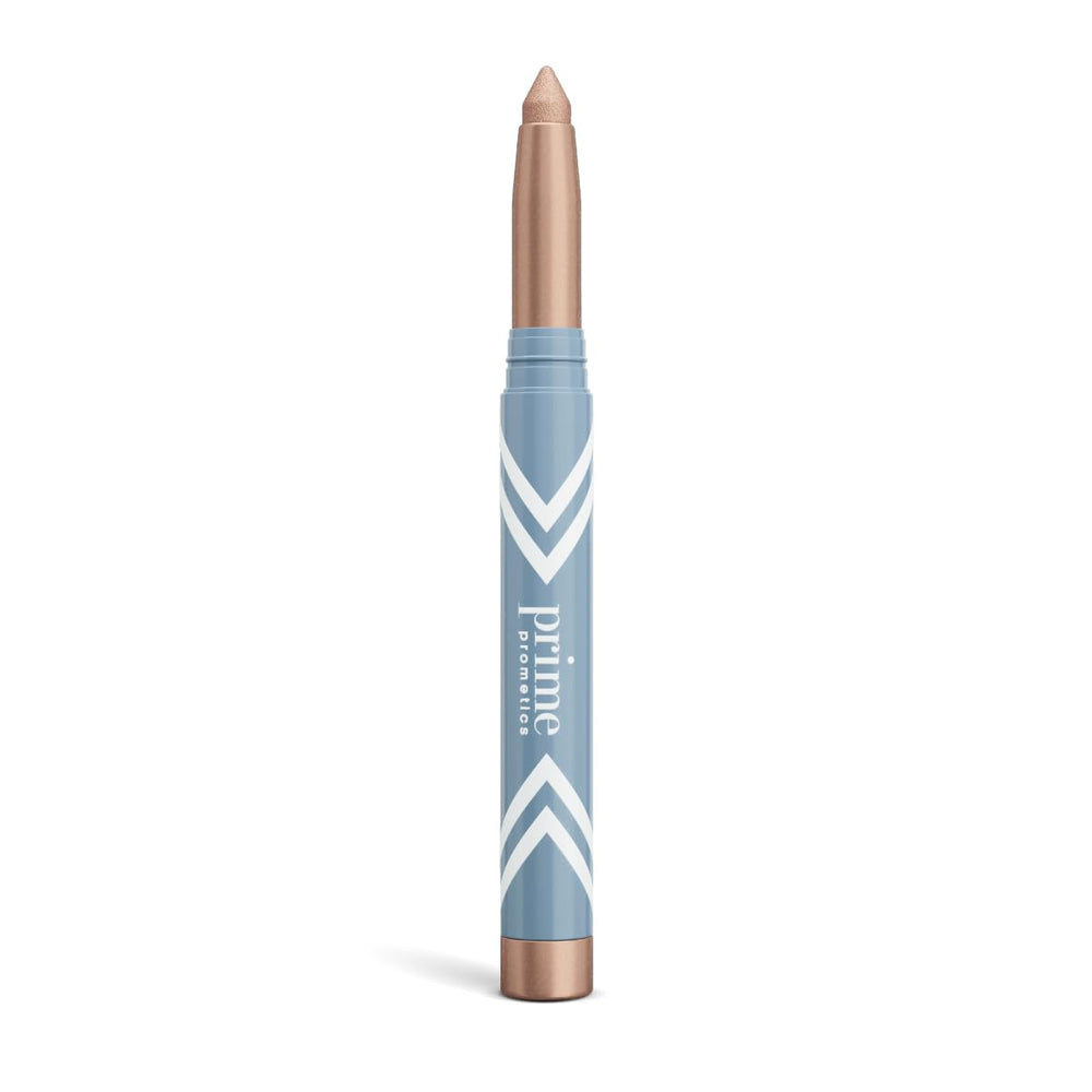 PrimePrometics PrimeEyes eyelid swatch shows rose glow effect.