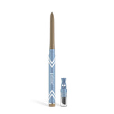 PrimePrometics PrimeEyes Glide Eyeliner in golden metallic packaging for precise, long-lasting definition.