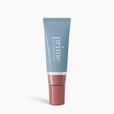 PrimeLip SPF 35 Lip Oil gloss close-up with shiny, hydrated lips.