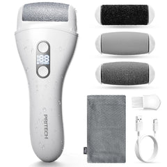 PRITECH electric callus remover for feet with a sleek design and effective smoothing.
