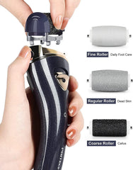 PRITECH remover side view highlighting ergonomic grip for safe callus care