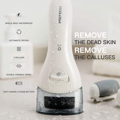 PRITECH two-speed 1900-2200 rpm for gentle or strong removal.