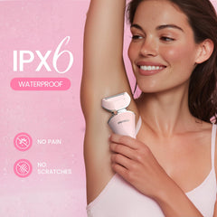 PRITECH wet and dry shaver usable in shower with gel or foam.