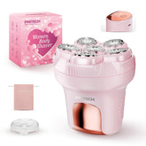 PRITECH electric razor for women with 6D floating head for smooth full-body grooming.