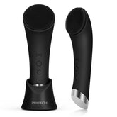 PRITECH facial cleansing brush with silicone bristles for gentle cleansing.