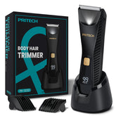 PRITECH Manscape close up of ceramic blades for precise skin safe trimming