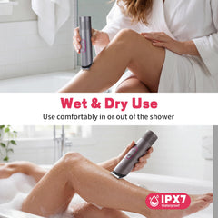 PRITECH waterproof IPX7 trimmer for wet and dry hair removal