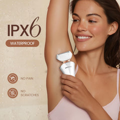 PRITECH razor gold for underarms with gentle, foil-assisted shave