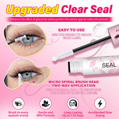 PRO LASHBEAUTY instruction-labeled tube with step-by-step directions