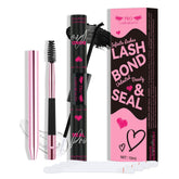 PRO LASHBEAUTY Lash Bond and Seal bottle close-up showing 2-in-1 formula for DIY lash extensions.