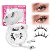 PRO LASHBEAUTY magnetic lashes with four magnets for secure hold and a natural look.