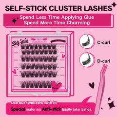 PRO LASHBEAUTY mixed 10-18mm lengths offer versatile lash looks.