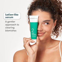 Serum being applied to skin during morning routine