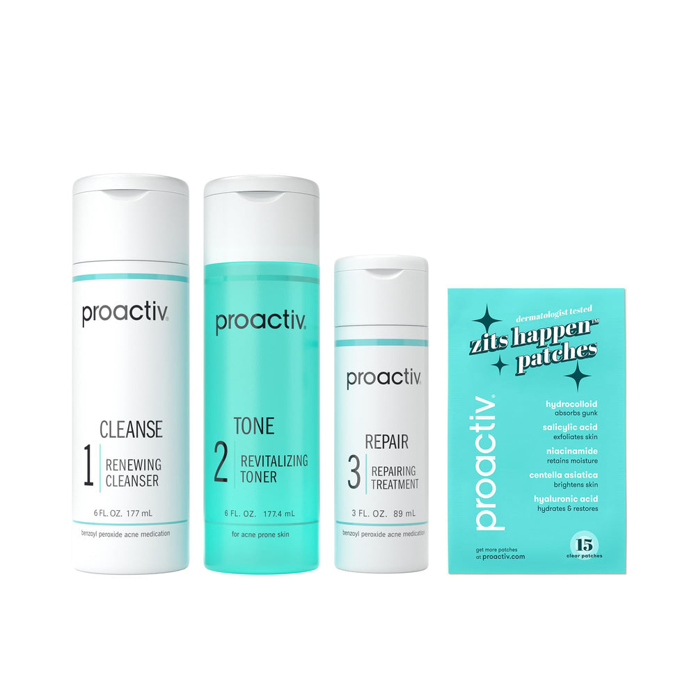 Proactiv Renewing Cleanser bottle for deep cleanse on acne-prone skin