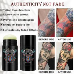 Proamate tattoo balm quick-absorption texture shown without greasiness