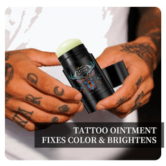 Proamate bálsamo para tatuajes, textura suave que hidrata la piel tatuada.