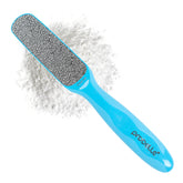 Probelle blue-handle double-sided foot file for an easy, comfortable at-home pedicure.