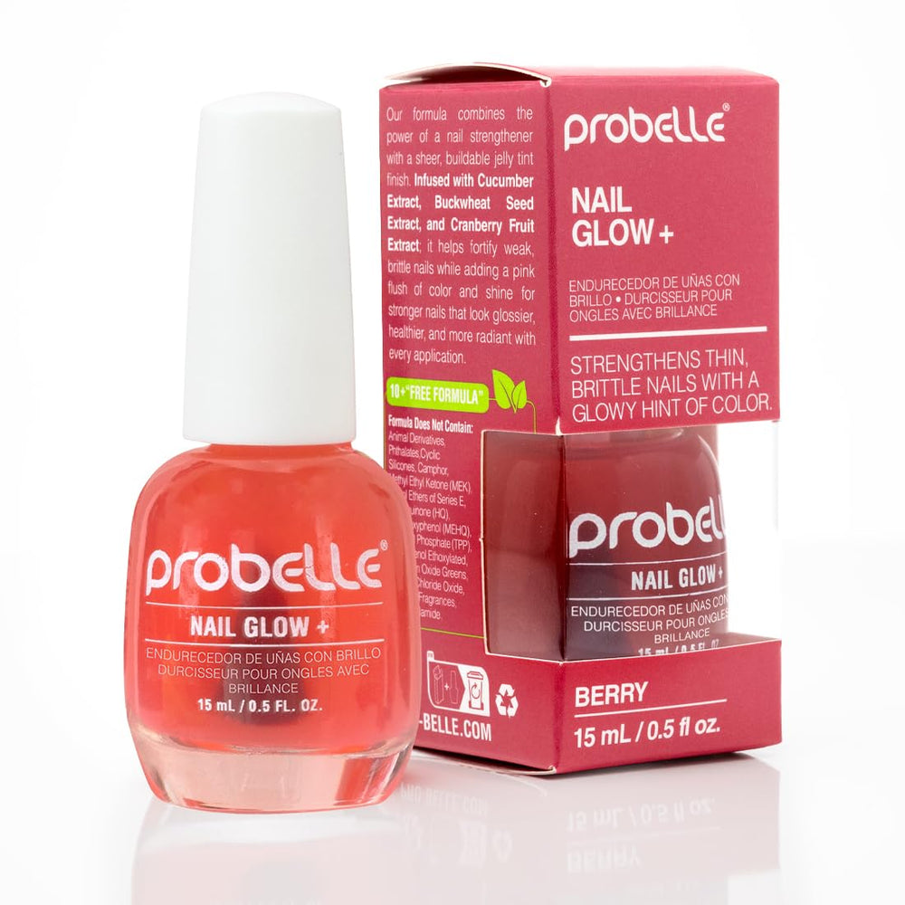 Probelle Brillo de Uñas +: bote que fortalece uñas con brillo translúcido.