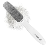 Probelle double-sided foot file with nickel surface for effective callus removal.