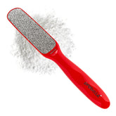 Probelle double-sided nickel foot file with coarse side for fast callus removal.
