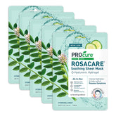 PROcure Rosacare mascarilla hoja para hidratación profunda de la piel.