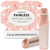 Profeir rose gold face razor hair removal — smooth skin with painless, precise results.