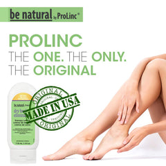 Hidratación profunda con ProLinc para la piel de los pies.