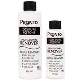 Pronto acetona 100% gel remover quita esmalte y brillos de uñas