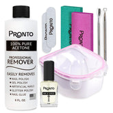 Pronto remover esmalte gel con acetona pura para retirada rápida