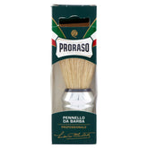 Proraso professional shaving brush natural boar bristles builds rich lather for a smooth shave.