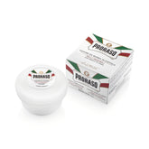Proraso Shave Soap in a Bowl with Oatmeal and Green Tea creates protective lather.